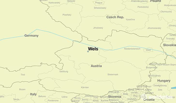 মানচিত্র, wels, অস্ট্রিয়া