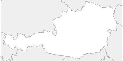 মানচিত্র, অস্ট্রিয়া মানচিত্র রূপরেখা