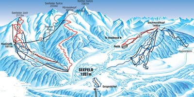 মানচিত্র seefeld অস্ট্রিয়া