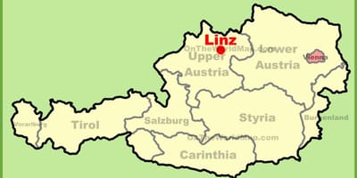 মানচিত্র, linz, অস্ট্রিয়া