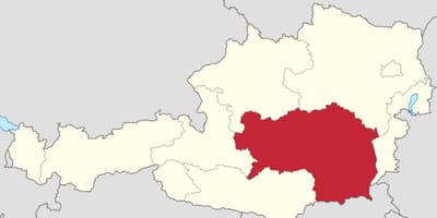 মানচিত্র steiermark অস্ট্রিয়া 
